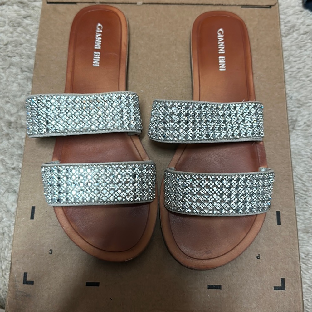 Gianni Bini rhinestone sandals. Size 7.